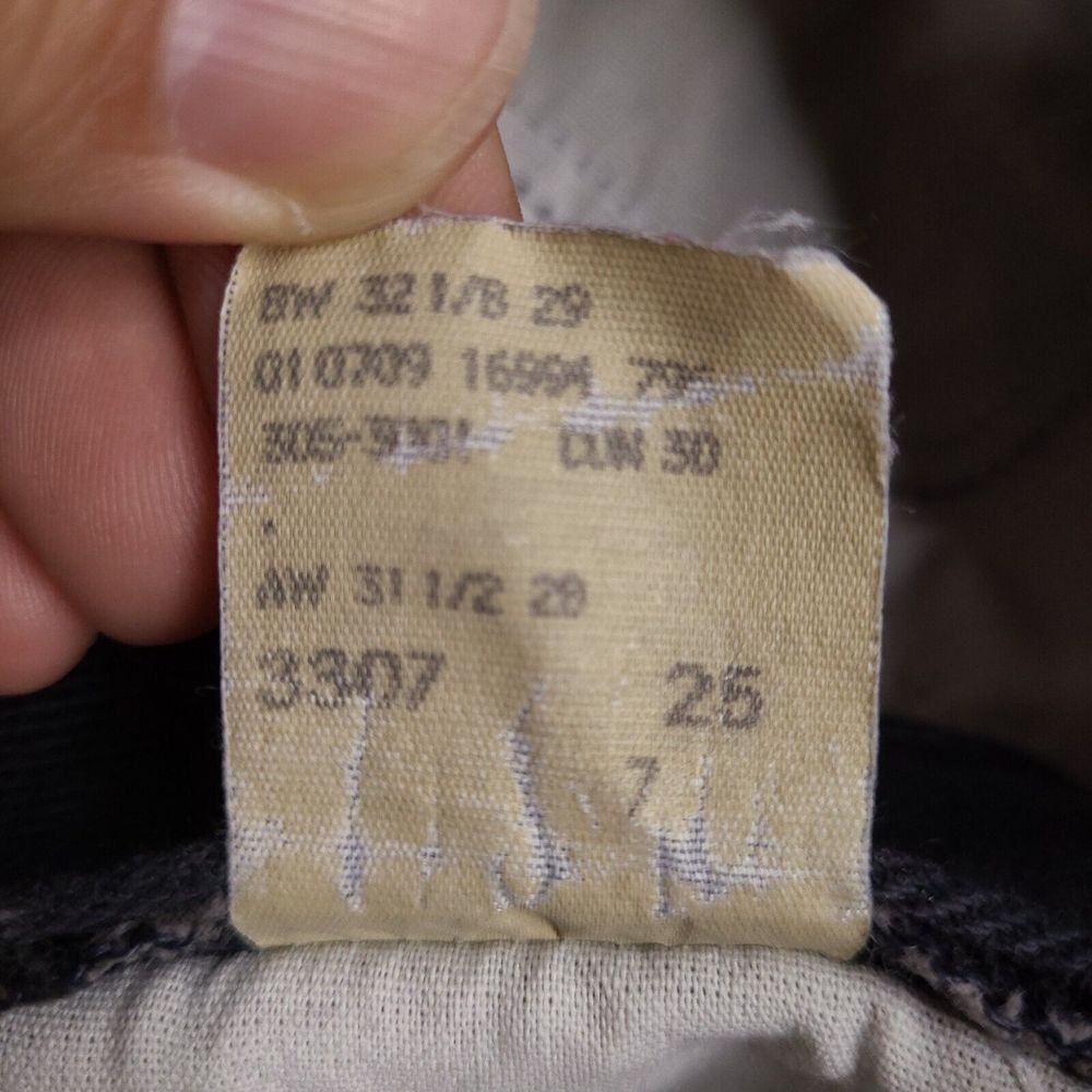 Vintage Lee Riveted Jeans Womens 10 P Black Mom Denim Made In USA - Picture 14 of 16
